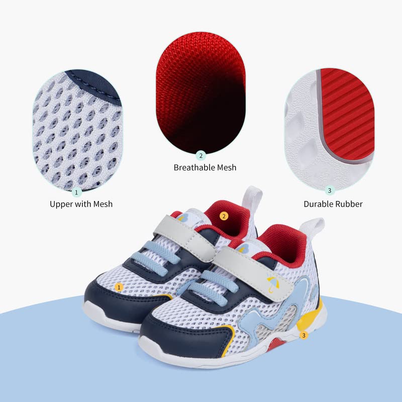 Dr Kong Baby Barefoot Shoes Boys Girls Infant First Walker Shoes Lightweight Breathable Zero Drop Sneakers Non Slip Walking Toddler Shoes - Image 5