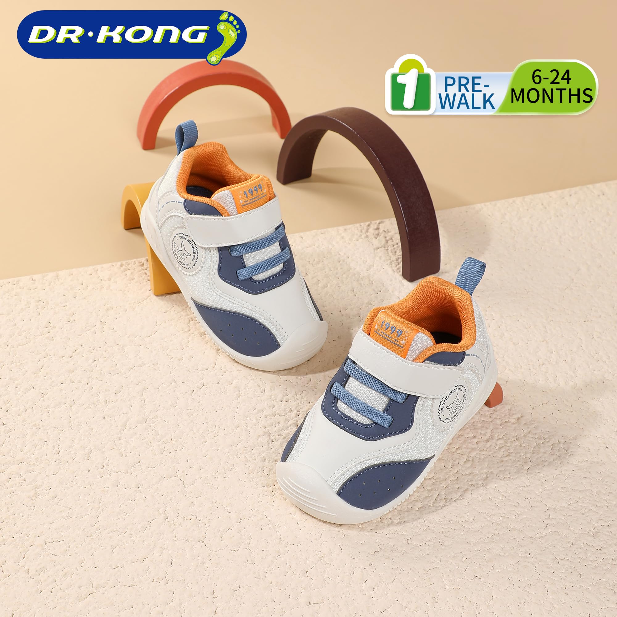 Dr Kong Baby Barefoot Shoes Boys Girls Infant First Walker Shoes Lightweight Breathable Zero Drop Sneakers Non Slip Walking Toddler Shoes - Image 6