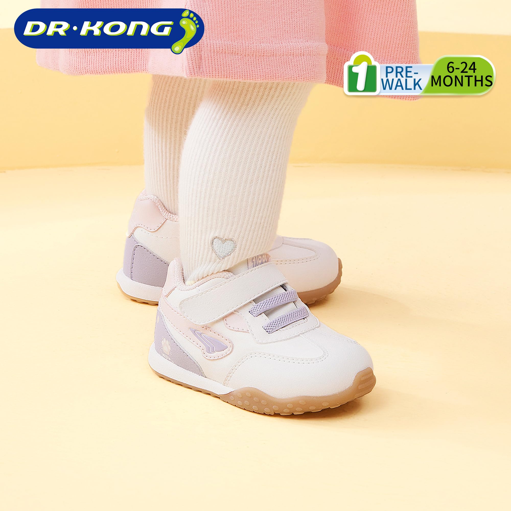 Dr Kong Baby Barefoot Shoes Boys Girls Infant First Walker Shoes Lightweight Breathable Zero Drop Sneakers Non Slip Walking Toddler Shoes - Image 6