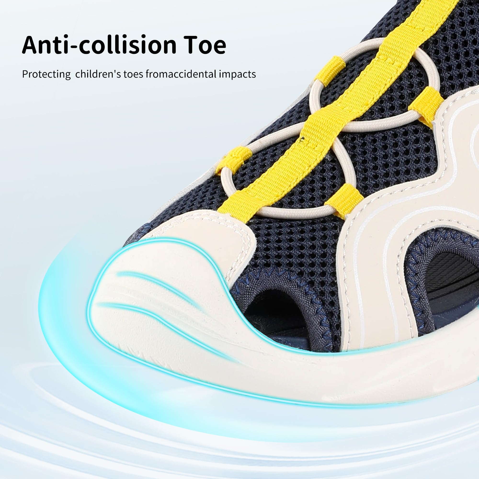 Dr Kong Boys Girls Sandals Summer Kids Sports Sandals Closed Toe Lightweight Athletic Hiking Outdoor (Little Kid) - Image 8