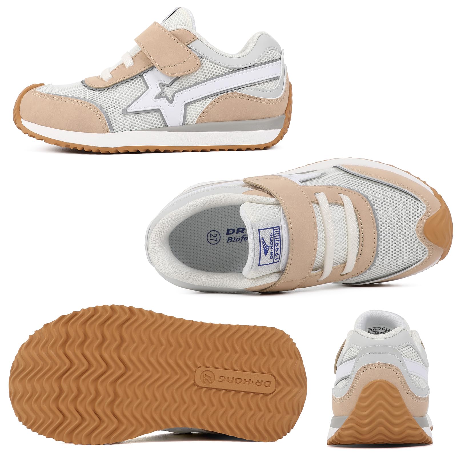 Dr Kong Kid Sneakers Boys Girls Shoes Lightweight Tennis Shoes Breathable Running Athletic Shoes for Toddler/Little Kid - Image 5