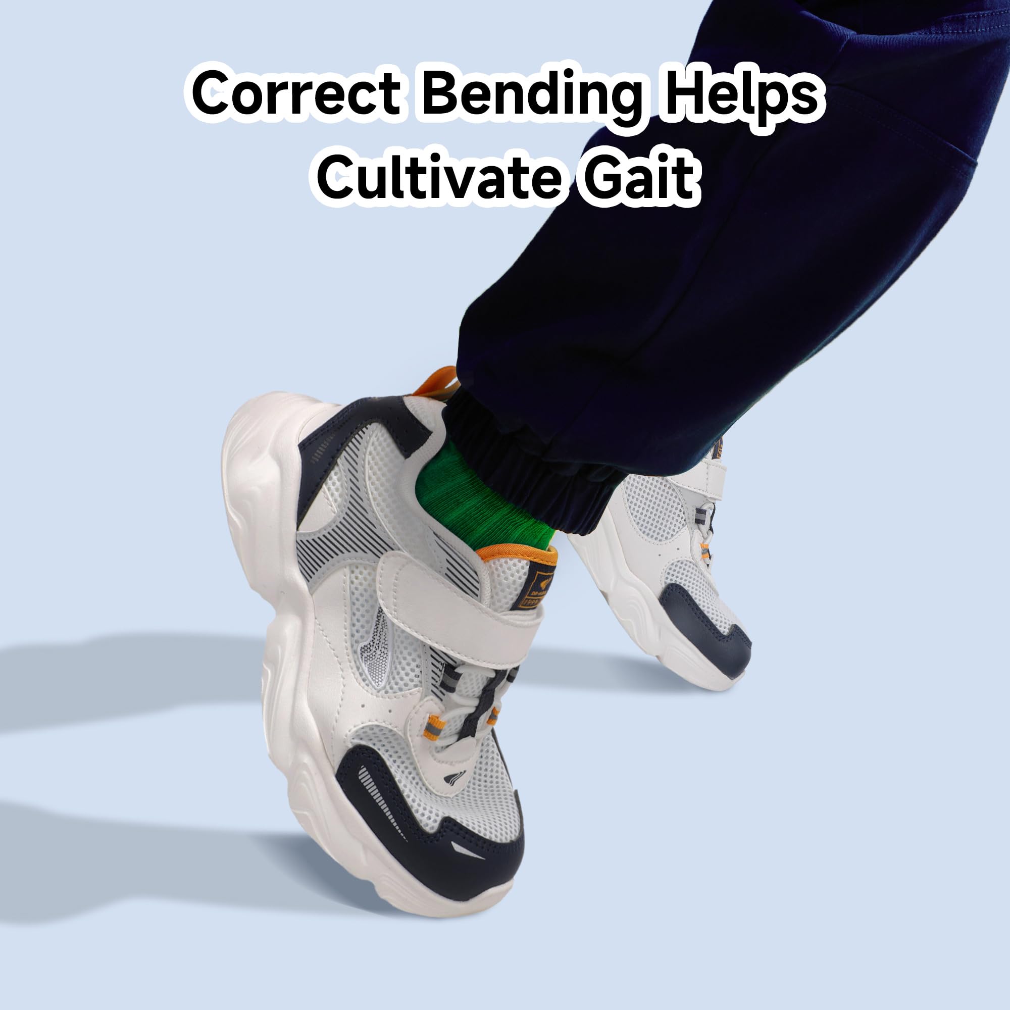 Dr Kong Kid Sneakers Boys Girls Shoes Lightweight Tennis Shoes Breathable Running Athletic Shoes for Toddler/Little Kid - Image 5