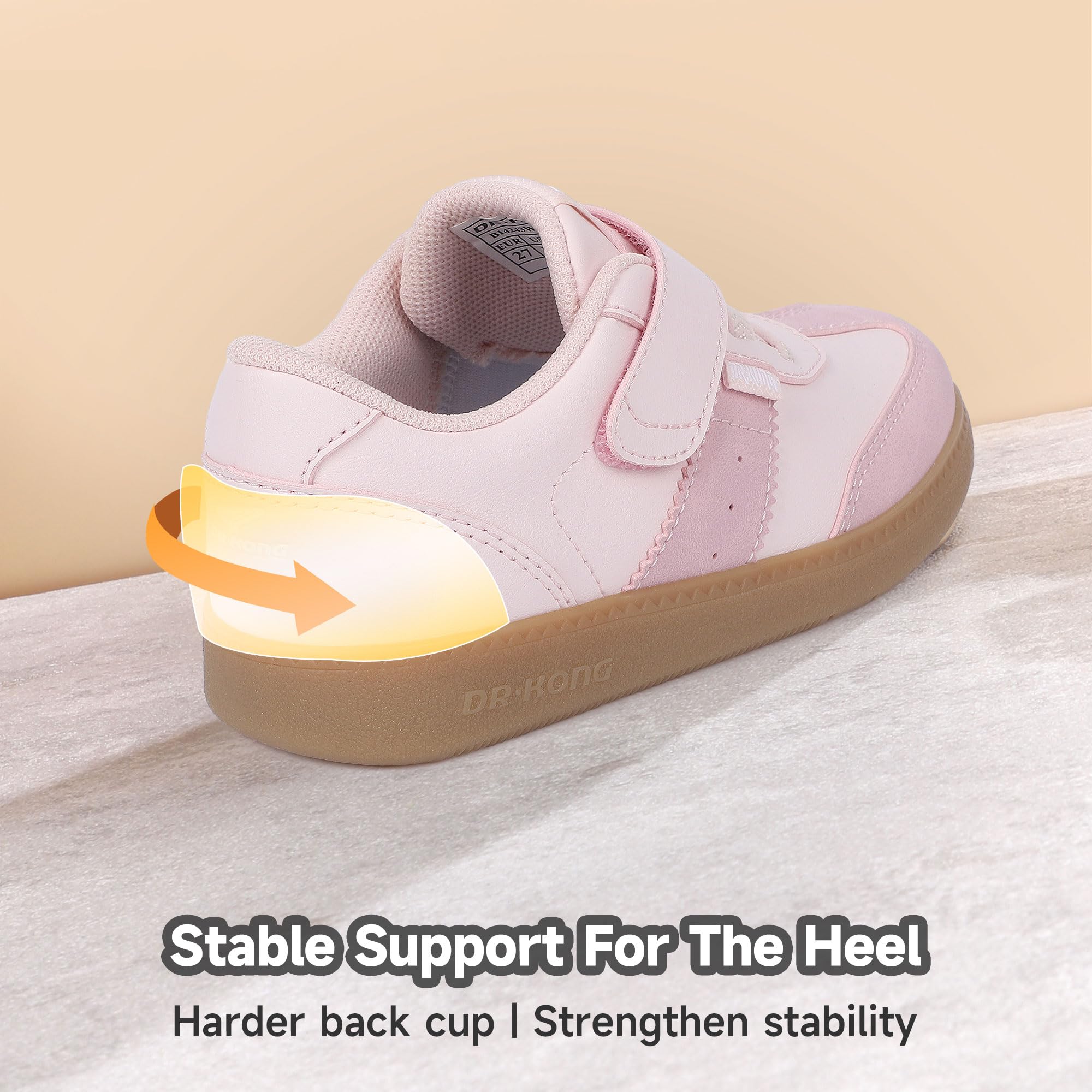 Dr Kong Toddler Boys Girls Shoes Classic Retro Sneakers Fashion Skateboard Sneakers Casual Walking Non Slip Shoes for Toddler/Little Kid - Image 4