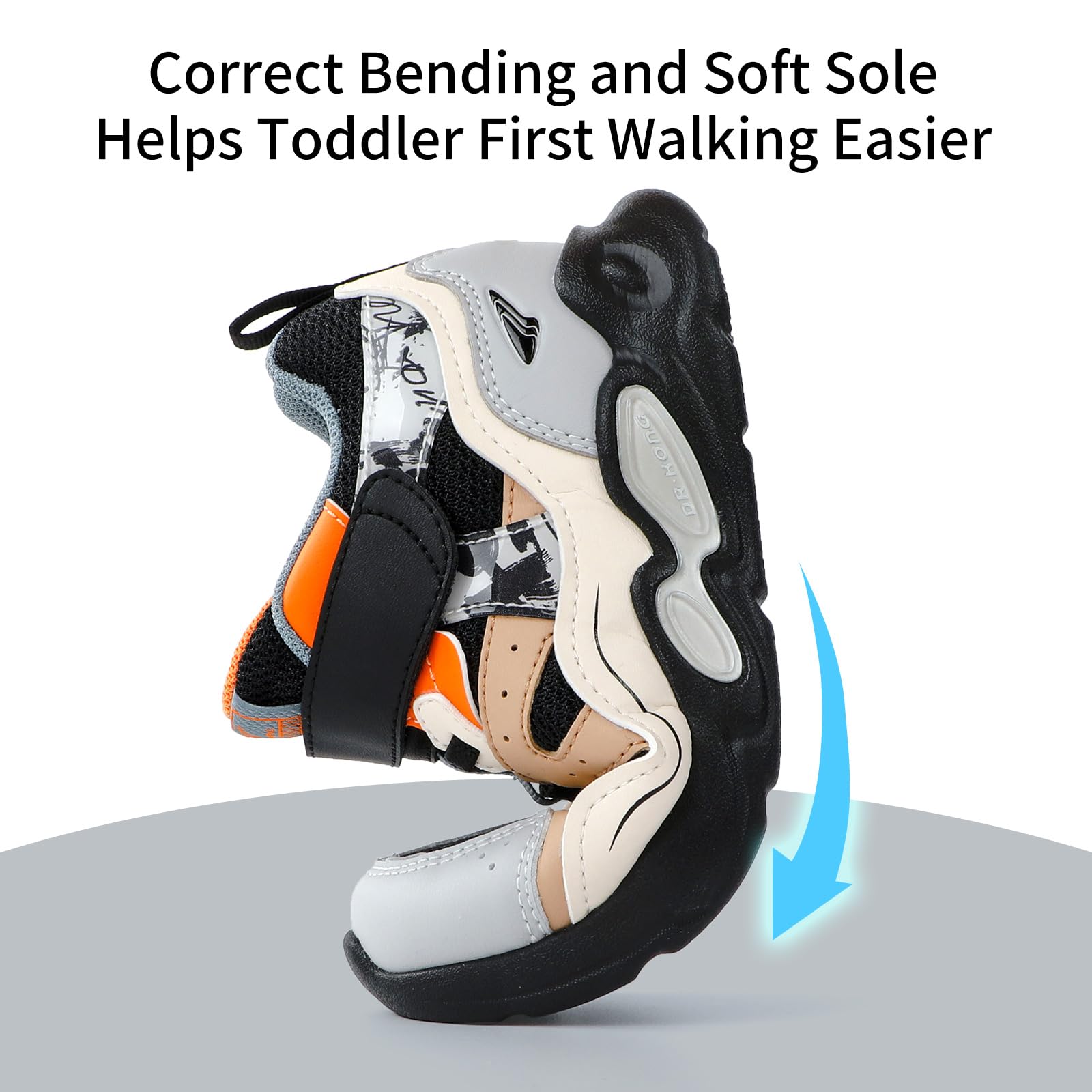 Dr Kong Toddler Shoes Kids Shoes for Boys and Girls Lightweight Durable Casual Athletic Kids Sneakers for Toddlers and Little Kids - Image 3