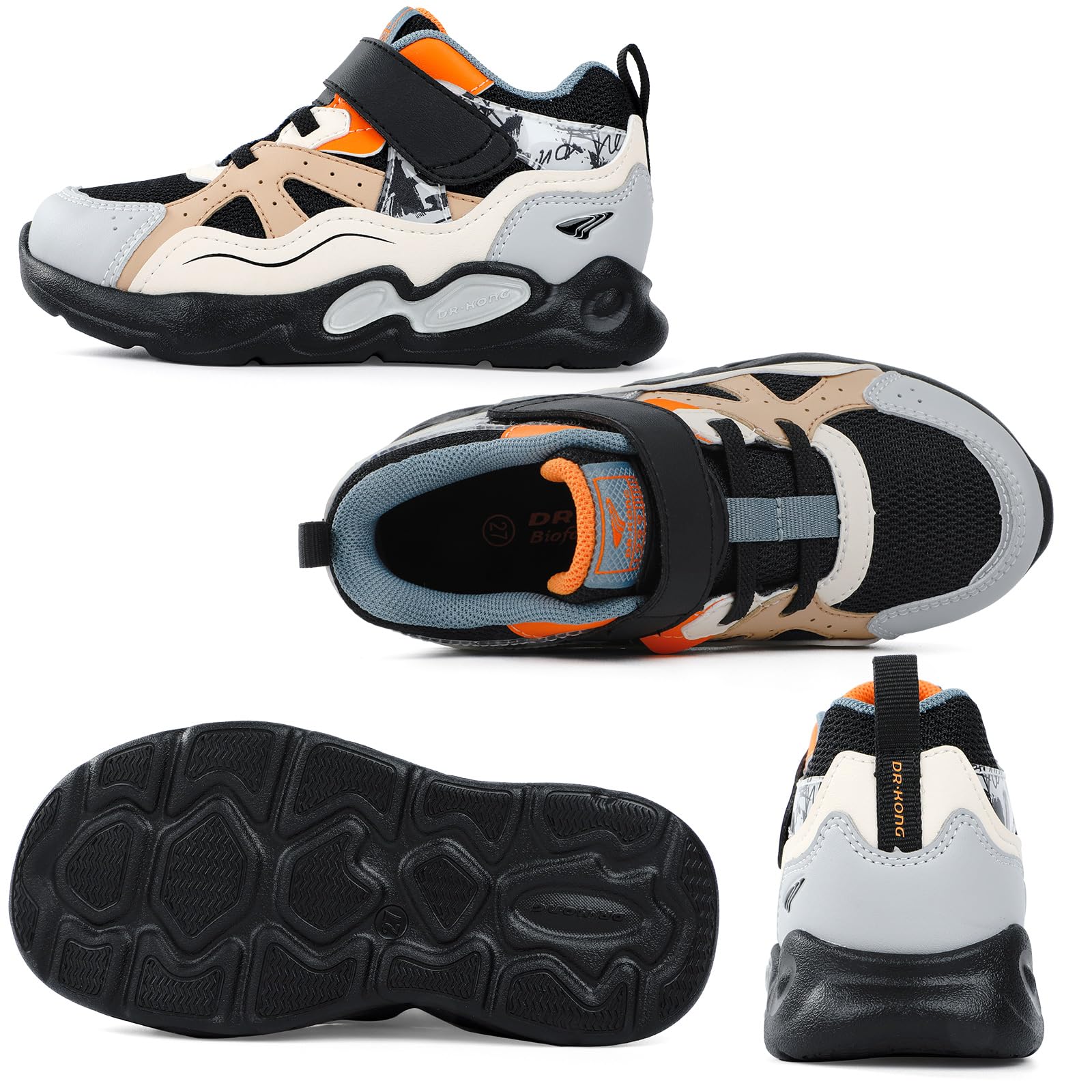 Dr Kong Toddler Shoes Kids Shoes for Boys and Girls Lightweight Durable Casual Athletic Kids Sneakers for Toddlers and Little Kids - Image 5