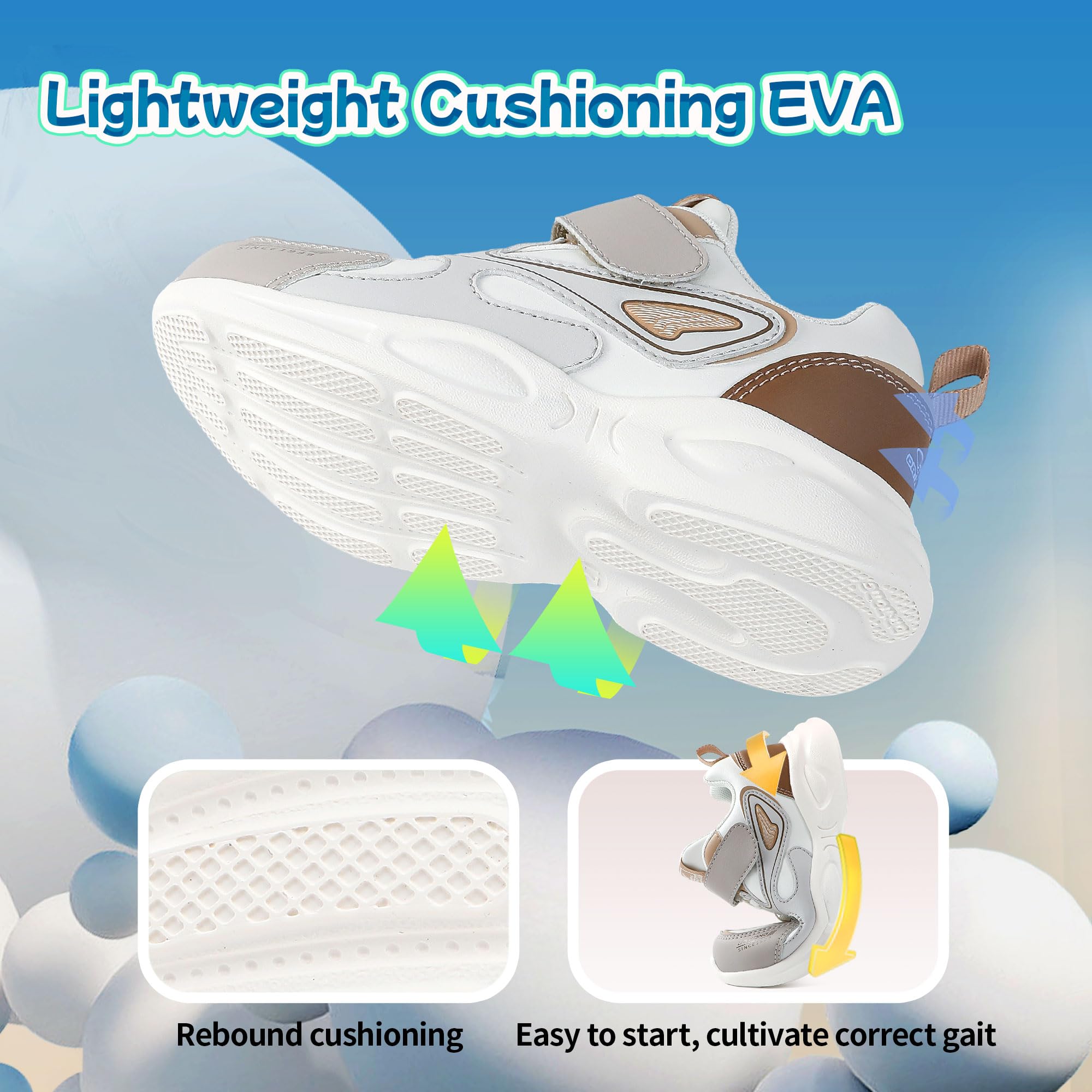 Dr Kong Toddler Shoes Kids Shoes for Boys and Girls Lightweight Durable Casual Athletic Kids Sneakers for Toddlers and Little Kids - Image 4