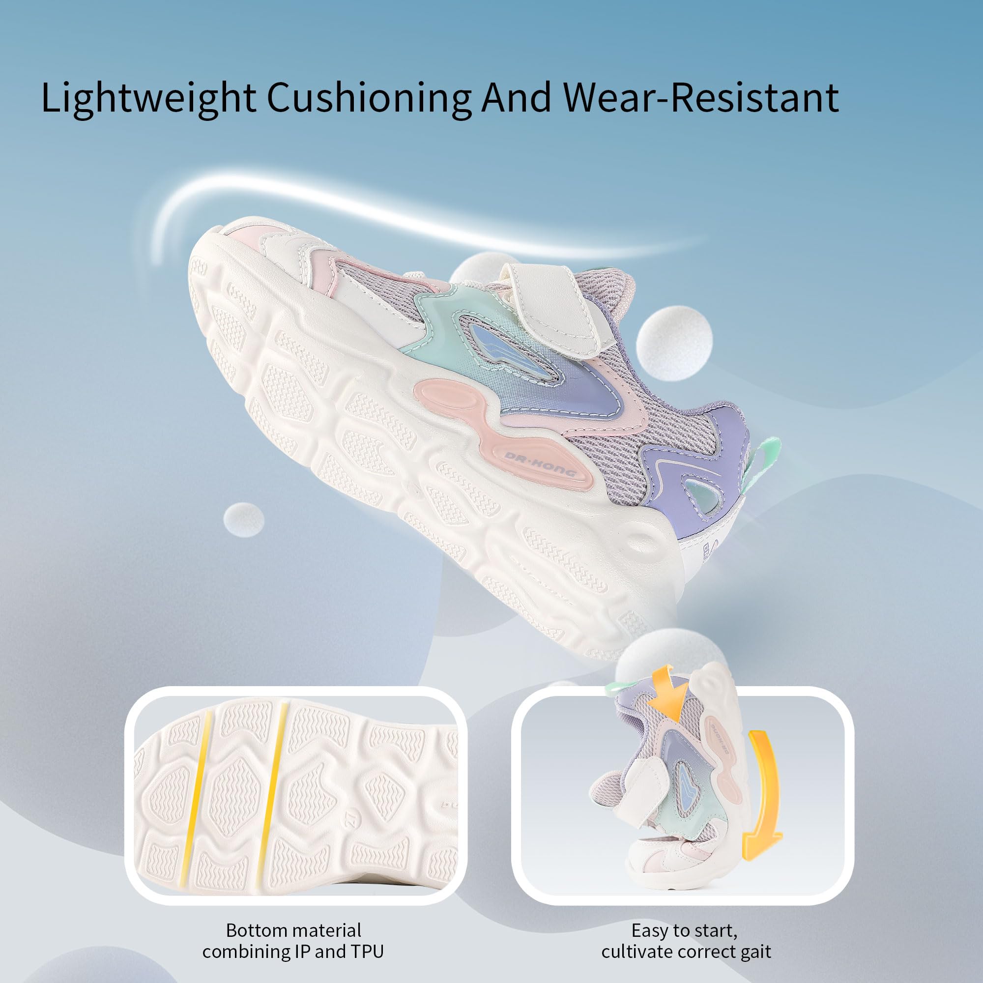 Dr Kong Toddler Shoes Kids Shoes for Boys and Girls Lightweight Durable Casual Athletic Kids Sneakers for Toddlers and Little Kids - Image 3