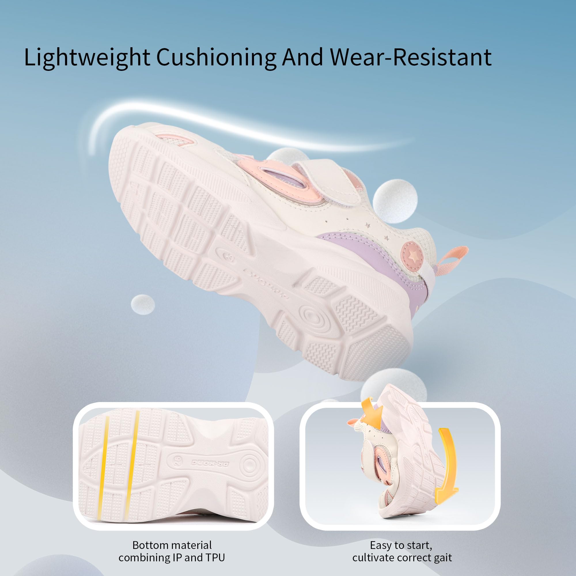 Dr Kong Toddler Shoes Kids Shoes for Boys and Girls Lightweight Durable Casual Athletic Kids Sneakers for Toddlers and Little Kids - Image 4